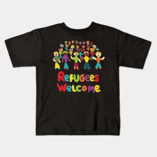 Refugees Welcome Kids T-Shirt